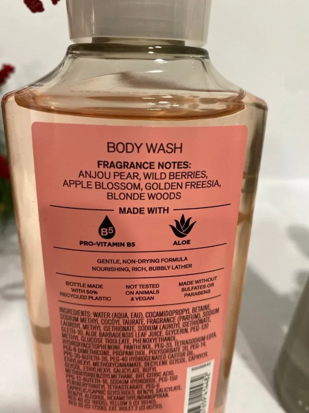 “Pearberry ” Bath & Body Works NEW 3-Pc Full Size Set